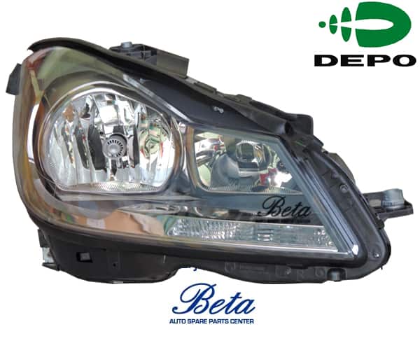 Right Side Headlamp Normal -Black for Mercedes C-Class W204 2011-2014 models, Part Number 2048209659 Right Side Headlamp Normal -Black for Mercedes C-Class W204 2011-2014 models, Part Number 2048209659